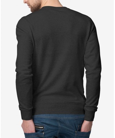 Men's Bee Kind Word Art Crew Neck Sweatshirt Gray $27.49 Sweatshirt