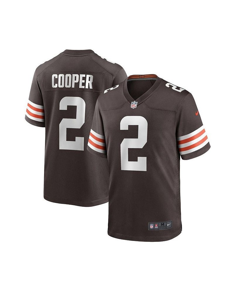 Men's Amari Cooper Brown Cleveland Browns Player Game Jersey $70.00 Jersey