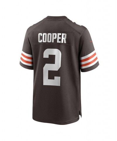 Men's Amari Cooper Brown Cleveland Browns Player Game Jersey $70.00 Jersey