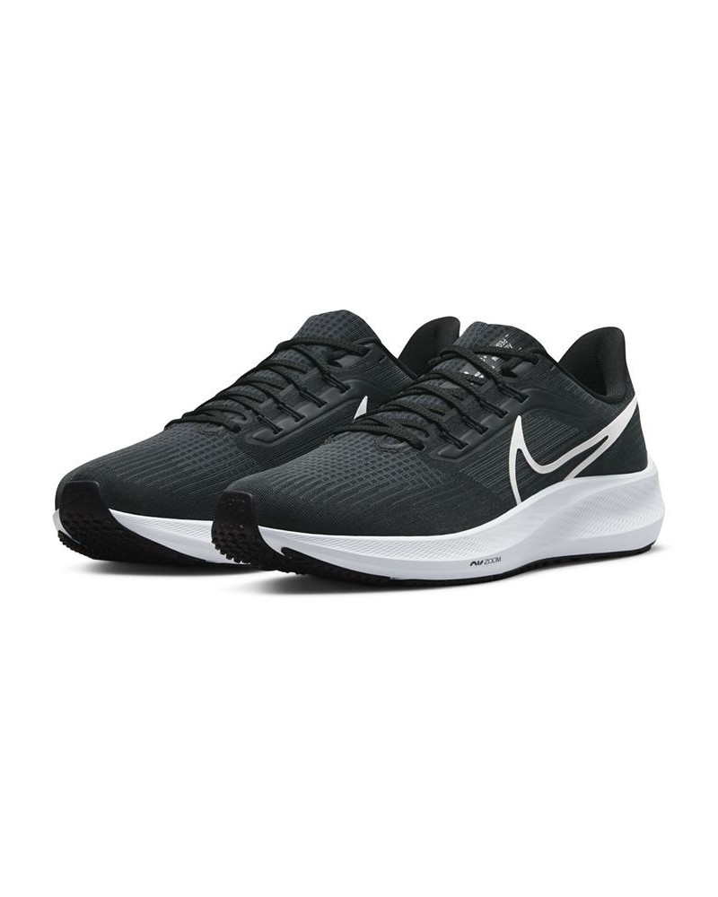 Men's Air Zoom Pegasus 39 Running Sneakers Black $50.40 Shoes