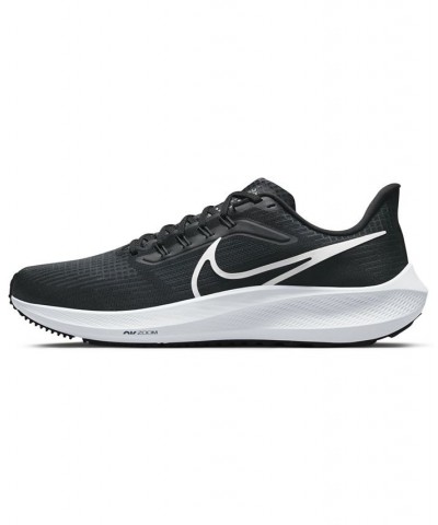 Men's Air Zoom Pegasus 39 Running Sneakers Black $50.40 Shoes