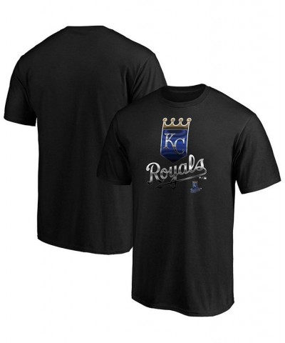 Men's Black Kansas City Royals Midnight Mascot Team Logo T-shirt $16.95 T-Shirts