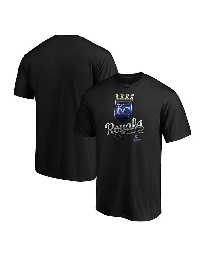 Men's Black Kansas City Royals Midnight Mascot Team Logo T-shirt $16.95 T-Shirts