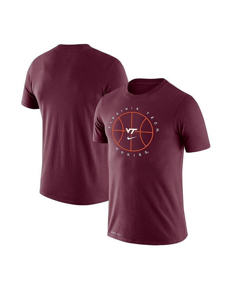 Men's Maroon Virginia Tech Hokies Basketball Icon Legend Performance T-shirt $22.00 T-Shirts