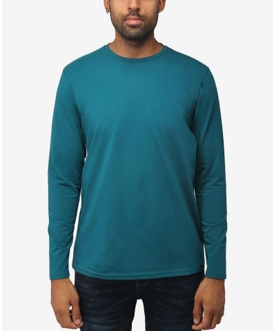 Men's Soft Stretch Crew Neck Long Sleeve T-shirt PD08 $19.60 T-Shirts