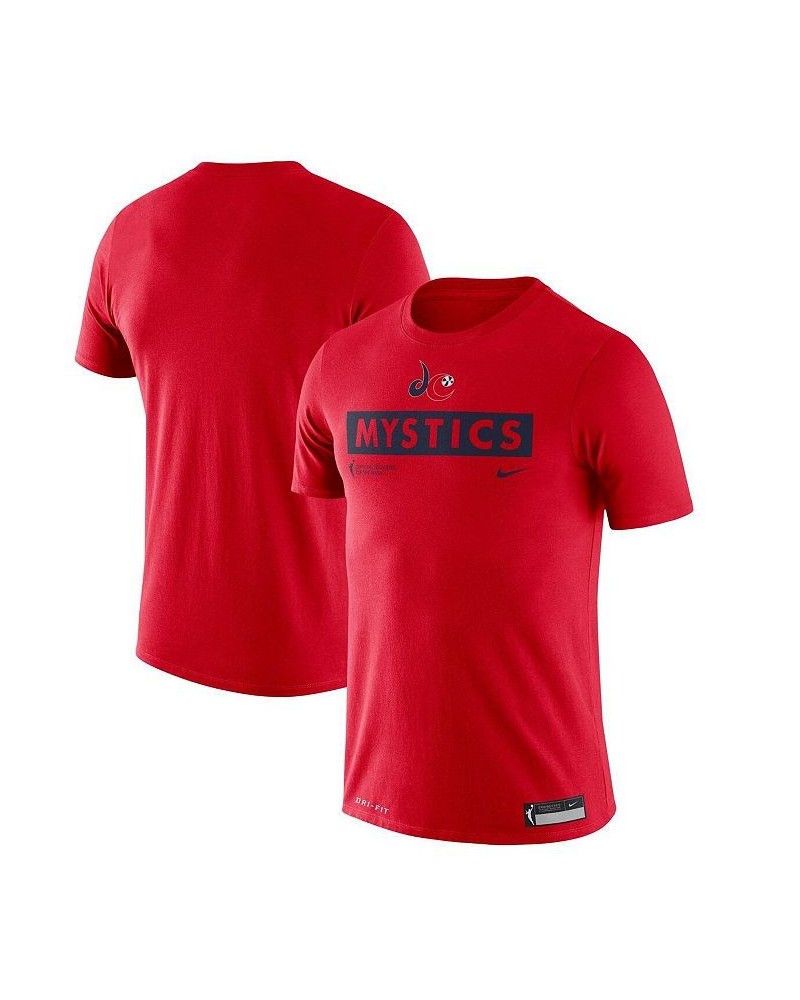 Red Washington Mystics Practice T-shirt $18.45 T-Shirts