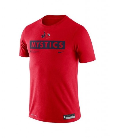 Red Washington Mystics Practice T-shirt $18.45 T-Shirts