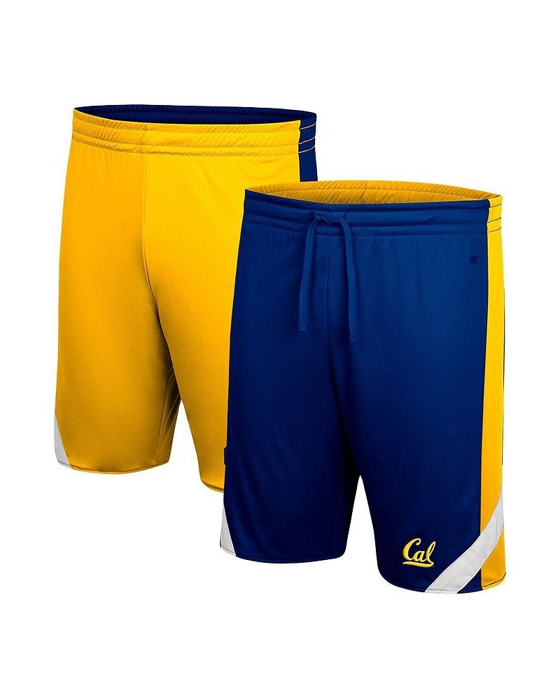 Men's Navy, Gold Cal Bears Am I Wrong Reversible Shorts $25.99 Shorts