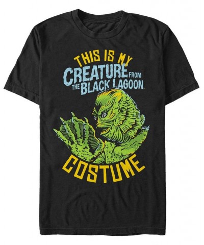 Universal Monsters Men's Creature From the Black Lagoon Halloween Costume Short Sleeve T-Shirt Black $18.19 T-Shirts