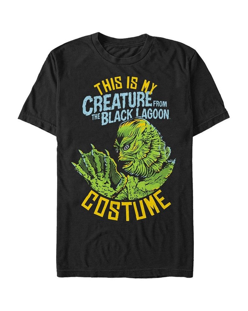 Universal Monsters Men's Creature From the Black Lagoon Halloween Costume Short Sleeve T-Shirt Black $18.19 T-Shirts