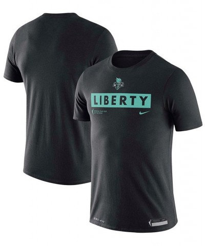 Men's Black New York Liberty Practice T-shirt $17.64 T-Shirts