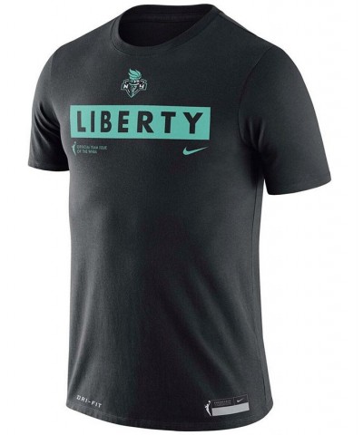 Men's Black New York Liberty Practice T-shirt $17.64 T-Shirts