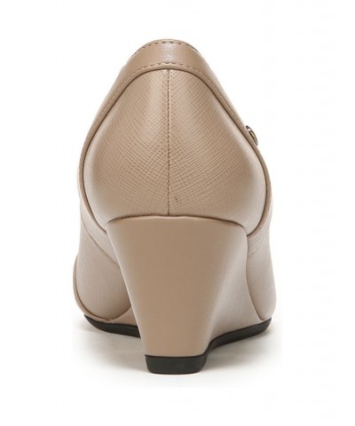 Dreams Wedge Pumps Tan/Beige $45.89 Shoes