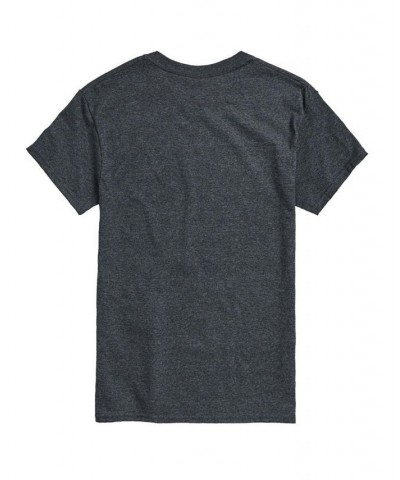 Men's Guitar Short Sleeve T-shirt Gray $14.35 T-Shirts