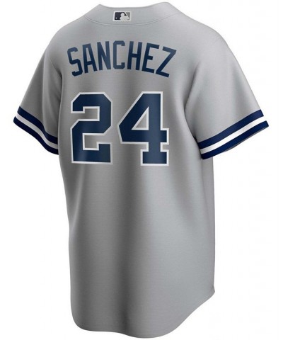 Men's Gary Sanchez Gray New York Yankees Road Replica Player Name Jersey $47.85 Jersey