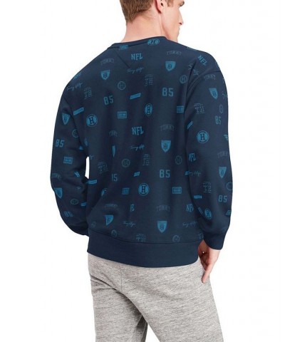 Men's Navy Tennessee Titans Reid Graphic Pullover Sweatshirt $33.54 Sweatshirt