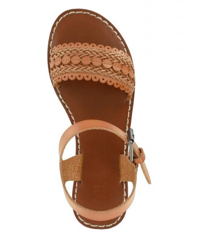 Women's Vienna Round Toe Sandal Tan/Beige $29.40 Shoes