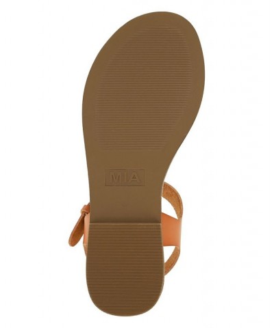 Women's Vienna Round Toe Sandal Tan/Beige $29.40 Shoes