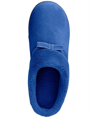 Women's Micro Terry Milly Hoodback Slipper Blue $10.60 Shoes