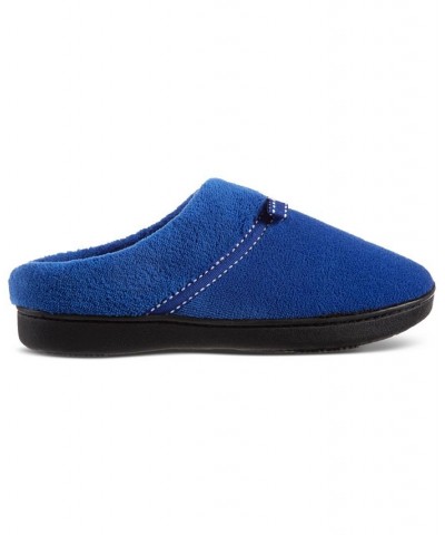 Women's Micro Terry Milly Hoodback Slipper Blue $10.60 Shoes