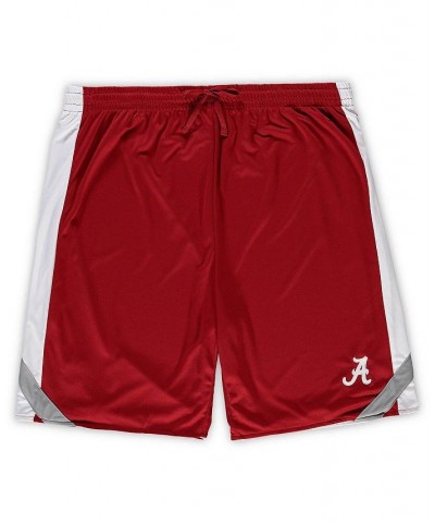 Men's Crimson, White Alabama Crimson Tide Big and Tall Team Reversible Shorts $28.04 Shorts