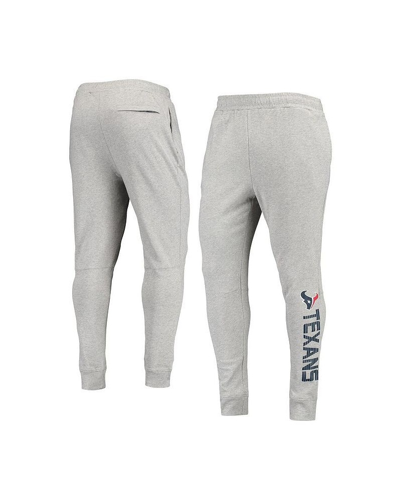 Men's Heathered Gray Houston Texans Jogger Pants $41.40 Pants