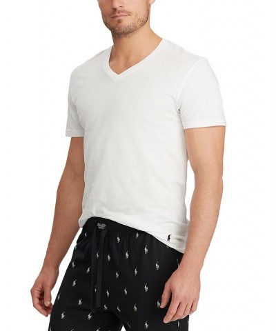 Men's Big and Tall V-Neck Undershirt 3-Pack White Tall $25.63 Undershirt