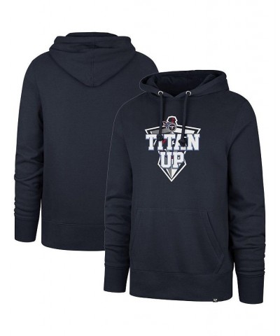 Men's '47 Navy Tennessee Titans Team Headline Pullover Hoodie $25.30 Sweatshirt