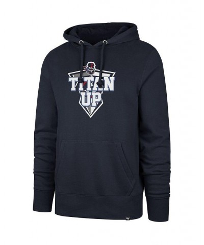 Men's '47 Navy Tennessee Titans Team Headline Pullover Hoodie $25.30 Sweatshirt