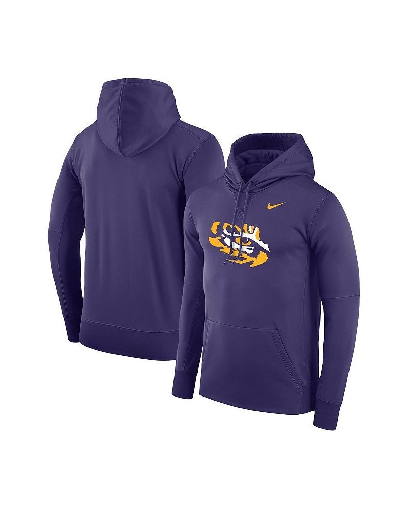 Men's Purple LSU Tigers Performance Pullover Hoodie $36.00 Sweatshirt