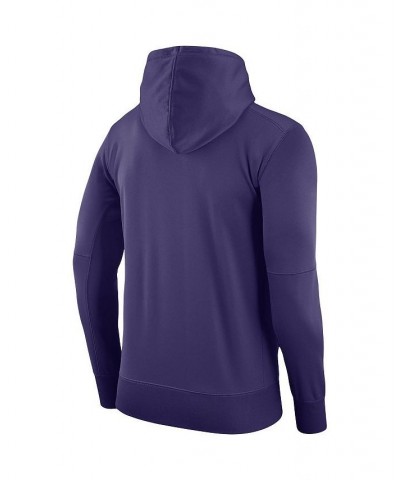 Men's Purple LSU Tigers Performance Pullover Hoodie $36.00 Sweatshirt