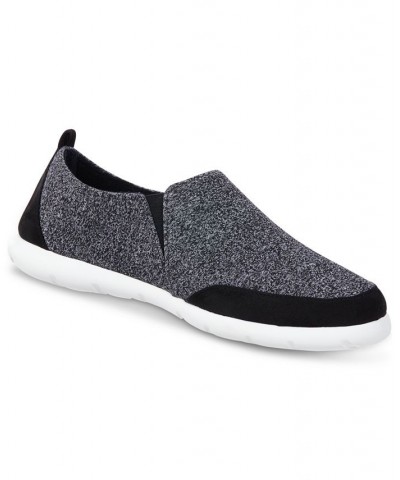Signature Men's Zenz Sport-Knit Indoor/Outdoor Slippers Black $15.34 Shoes