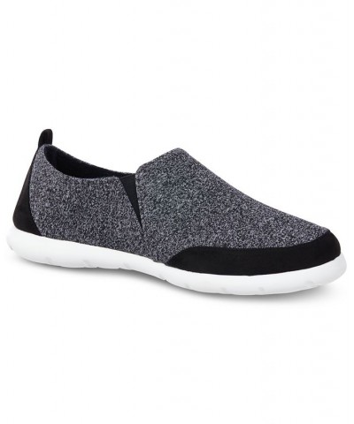 Signature Men's Zenz Sport-Knit Indoor/Outdoor Slippers Black $15.34 Shoes