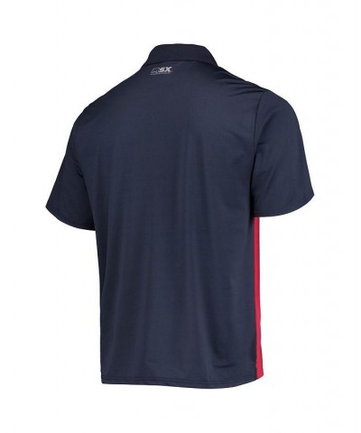 Men's Red, Navy Houston Texans Challenge Color Block Performance Polo Shirt $26.65 Polo Shirts