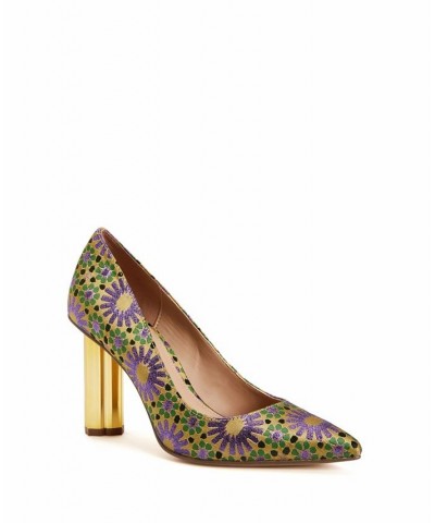 Women's the Dellilah High Architectural Heel Pumps Multi $45.36 Shoes