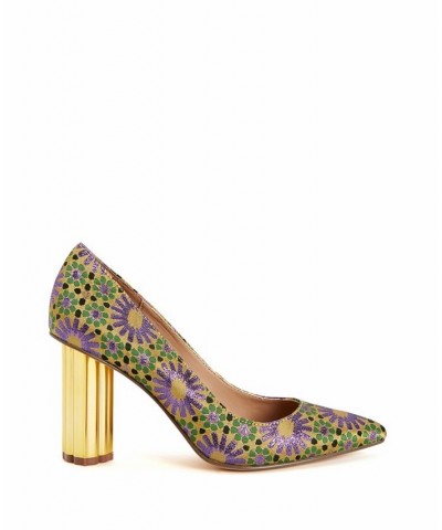 Women's the Dellilah High Architectural Heel Pumps Multi $45.36 Shoes