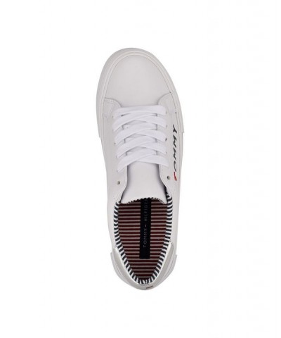 Women's Kery Lace Up Sneakers White $36.34 Shoes