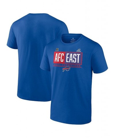 Men's Branded Royal Buffalo Bills 2021 AFC East Division Champions Blocked Favorite T-shirt $20.51 T-Shirts