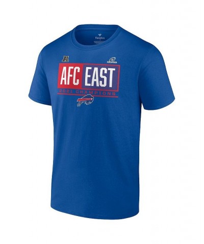 Men's Branded Royal Buffalo Bills 2021 AFC East Division Champions Blocked Favorite T-shirt $20.51 T-Shirts