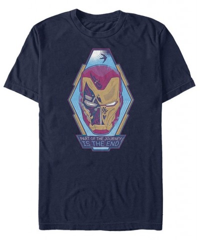 Marvel Men's Iron Man the End, Short Sleeve T-shirt Blue $20.29 T-Shirts