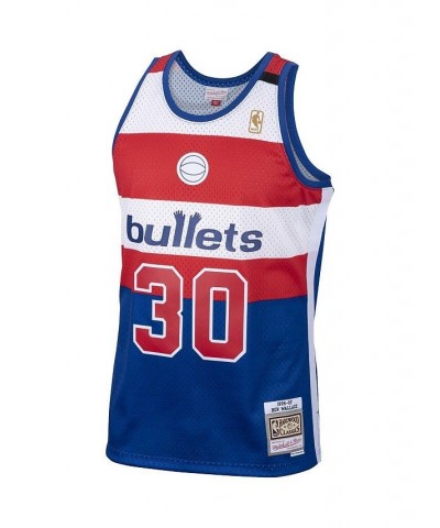 Men's Ben Wallace Royal Washington Bullets 1996-97 Hardwood Classics Swingman Jersey $44.95 Jersey