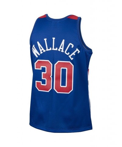 Men's Ben Wallace Royal Washington Bullets 1996-97 Hardwood Classics Swingman Jersey $44.95 Jersey