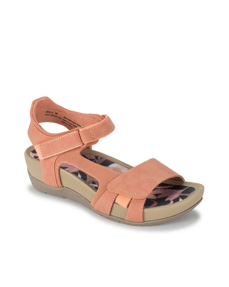 Women's Abrielle Sporty Sandals Orange $38.27 Shoes