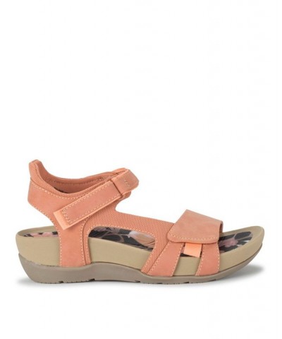 Women's Abrielle Sporty Sandals Orange $38.27 Shoes