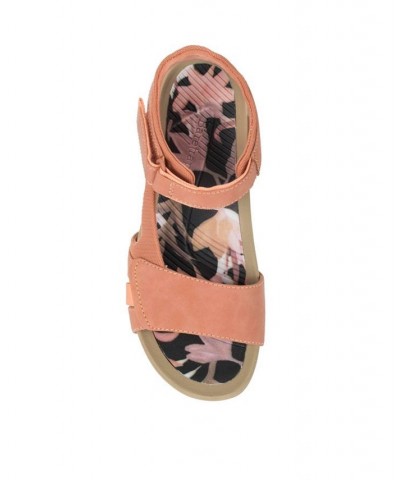 Women's Abrielle Sporty Sandals Orange $38.27 Shoes