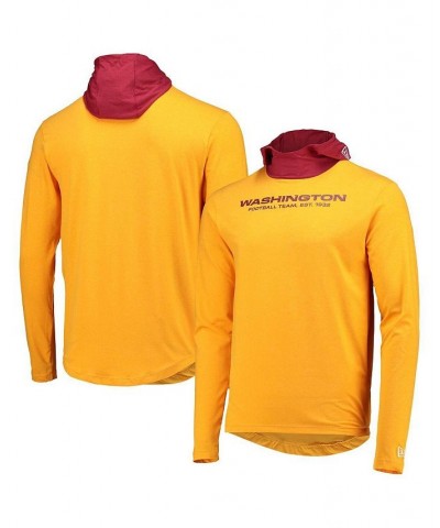 Men's Gold, Burgundy Washington Football Team Active Block Hoodie Long Sleeve T-shirt $24.00 T-Shirts