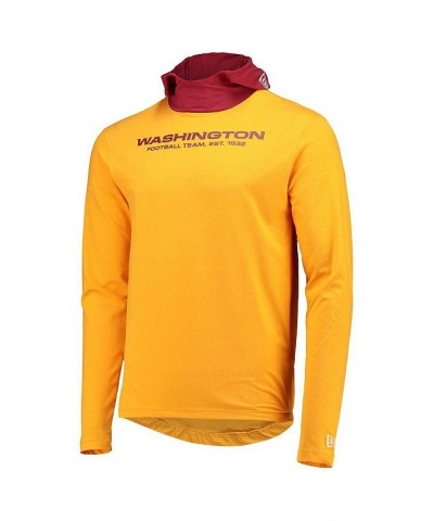 Men's Gold, Burgundy Washington Football Team Active Block Hoodie Long Sleeve T-shirt $24.00 T-Shirts