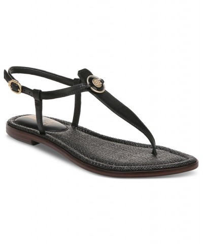 Gigi T-Strap Flat Sandals PD09 $40.30 Shoes