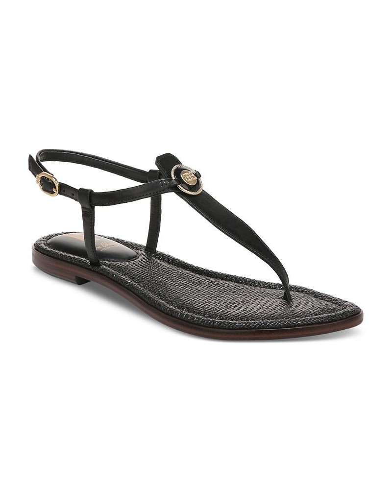 Gigi T-Strap Flat Sandals PD09 $40.30 Shoes