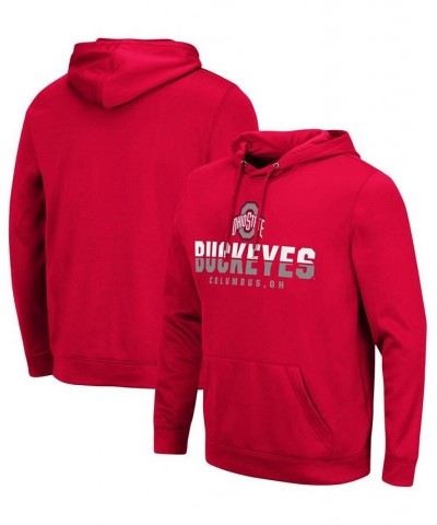 Men's Scarlet Ohio State Buckeyes Lantern Pullover Hoodie $27.02 Sweatshirt